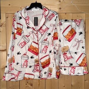 Super cool Sheshow Chic-Fil-A Long Sleeve and Pants Pajamas Size Medium